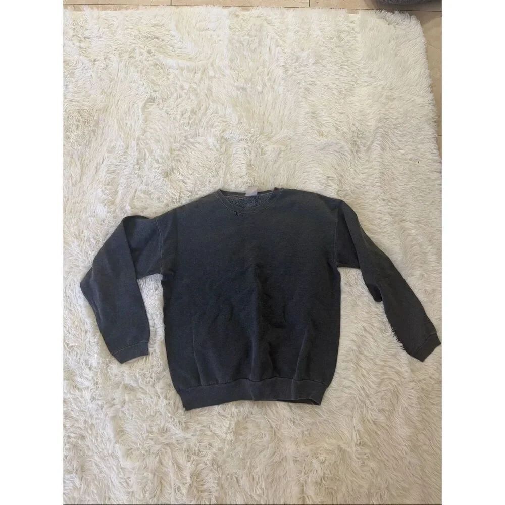 Hanes vintage crewneck sweater gray size S